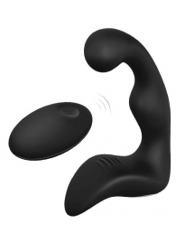 Черный вибромассажер простаты REMOTE BOOTY PLEASER - Dream Toys - в Орске купить с доставкой