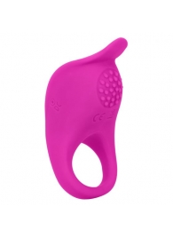 Ярко-розовое эрекционное виброкольцо Silicone Rechargeable Teasing Enhancer - California Exotic Novelties - в Орске купить с доставкой