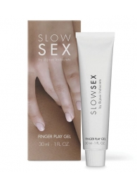 Гель для мастурбации с ароматом кокоса Slow Sex Finger Play Gel - 30 мл. - Bijoux Indiscrets - купить с доставкой в Орске