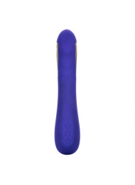 Фиолетовый вибратор с электростимуляцией Intimate E-Stimulator Petite Wand - 18,5 см. - California Exotic Novelties - купить с доставкой в Орске