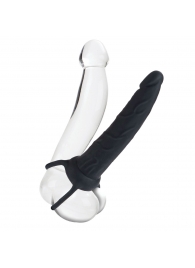 Насадка на пенис Silicone Love Rider Dual Penetrator для двойного проникновения - 14 см. - California Exotic Novelties - в Орске купить с доставкой