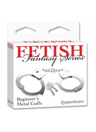 Металлические наручники Beginner s Metal Cuffs - Pipedream - купить с доставкой в Орске