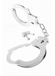 Металлические серебристые наручники Designer Metal Handcuffs - Pipedream - купить с доставкой в Орске