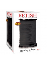 Черная веревка для связывания Bondage Rope - 60,9 м. - Pipedream - купить с доставкой в Орске