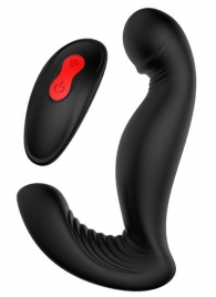 Черный вибромассажер простаты SWIRLING P-PLEASER - Dream Toys - в Орске купить с доставкой