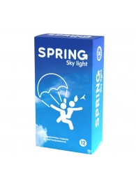 Ультратонкие презервативы SPRING SKY LIGHT - 12 шт. - SPRING - купить с доставкой в Орске