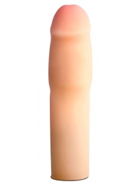 Телесная насадка-удлинитель на пенис PERFORMANCE 1.5INCH COCK XTENDER - 16 см. - Blush Novelties - в Орске купить с доставкой