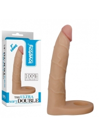 Телесная насадка-фаллоимитатор для двойного проникновения - 17 см. - Lovetoy - купить с доставкой в Орске