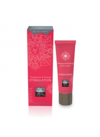 Возбуждающий интимный гель для двоих STIMULATION GEL Pomegranate   Nutmeg - 30 мл. - Shiatsu - купить с доставкой в Орске