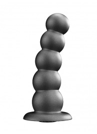 Черная насадка-плаг на харнесс PLATINUM 9 - 24 см. - LOVETOY (А-Полимер) - купить с доставкой в Орске