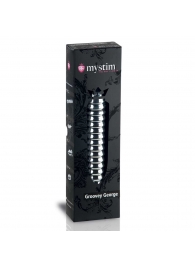 Рельефный фаллос для интенсивного электросекса Groovey George - 20 см. - MyStim - купить с доставкой в Орске