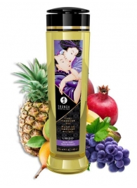 Массажное масло Libido Exotic Fruits с ароматом экзотических фруктов - 240 мл. - Shunga - купить с доставкой в Орске