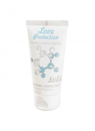 Увлажняющий лубрикант на водной основе Love Protection - 50 мл. - Lola Games - купить с доставкой в Орске