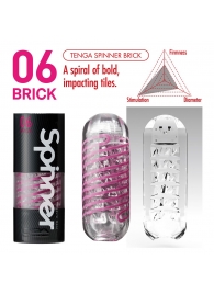 Мастурбатор SPINNER Brick - Tenga - в Орске купить с доставкой