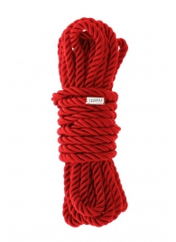 Красная веревка для шибари DELUXE BONDAGE ROPE - 5 м. - Dream Toys - купить с доставкой в Орске