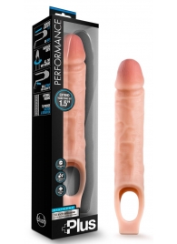 Телесный реалистичный фаллоудлинитель 10 Inch Silicone Cock Sheath Penis Extender - 25,4 см. - Blush Novelties - в Орске купить с доставкой