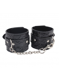 Черные наручники Be good Wrist Cuffs - Chisa - купить с доставкой в Орске