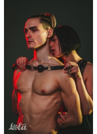 Черный кляп Love Addict на замочке - Lola Games - купить с доставкой в Орске
