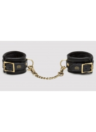 Черные наручники Bound to You Faux Leather Wrist Cuffs - Fifty Shades of Grey - купить с доставкой в Орске