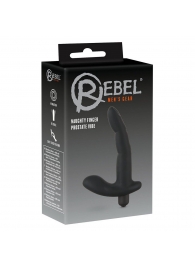 Черный вибромассажер простаты Naughty Finger Prostate Vibe - 13,8 см. - Orion - в Орске купить с доставкой
