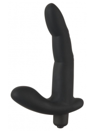 Черный вибромассажер простаты Naughty Finger Prostate Vibe - 13,8 см. - Orion - в Орске купить с доставкой