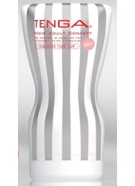 Мастурбатор TENGA Squeeze Tube Cup Soft - Tenga - в Орске купить с доставкой