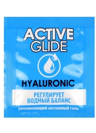 Лубрикант на водной основе Active Glide с гиалуроновой кислотой - 3 гр. - Биоритм - купить с доставкой в Орске