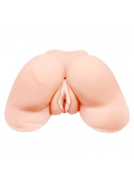 Телесная вибровагина Julie с 2 рабочими отверстиями - Baile - в Орске купить с доставкой