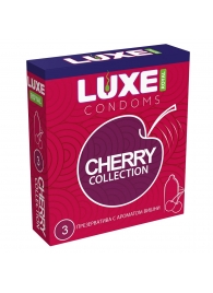 Презервативы с ароматом вишни LUXE Royal Cherry Collection - 3 шт. - Luxe - купить с доставкой в Орске