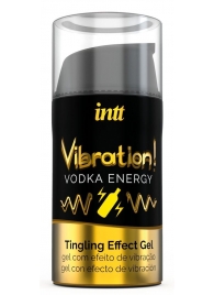 Жидкий интимный гель с эффектом вибрации Vibration! Vodka Energy - 15 мл. - INTT - купить с доставкой в Орске