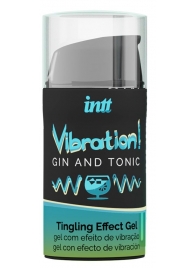 Жидкий интимный гель с эффектом вибрации Vibration! Gin   Tonic - 15 мл. - INTT - купить с доставкой в Орске