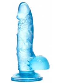 Голубой реалистичный фаллоимитатор Indy - 15,8 см. - A-toys купить с доставкой в интернет-магазине Orgasmix в Орске Голубой реалистичный фаллоимитатор Indy - 15,8 см. - A-toys