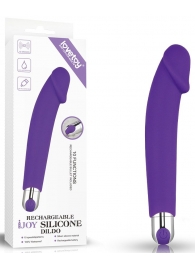 Фиолетовый вибратор Rechargeable IJOY Silicone Dildo - 16,5 см. - Lovetoy