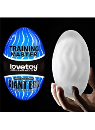 Мастурбатор-яйцо Giant Egg Climax Spirals Edition - Lovetoy - в Орске купить с доставкой