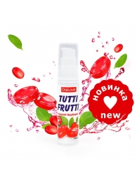 Гель-смазка Tutti-frutti со вкусом барбариса - 30 гр. - Биоритм - купить с доставкой в Орске