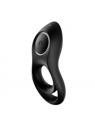 Черное эрекционное виброкольцо Legendary Duo - Satisfyer - в Орске купить с доставкой