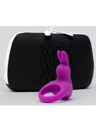 Фиолетовое эрекционное виброкольцо Happy Rabbit Cock Ring Kit - Happy Rabbit - в Орске купить с доставкой