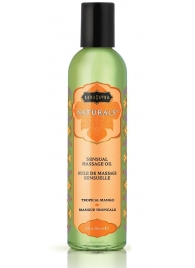 Массажное масло Naturals Tropical Mango с ароматом манго - 236 мл. - Kama Sutra - купить с доставкой в Орске