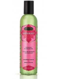Массажное масло Naturals Strawberry Dreams с ароматом клубники - 236 мл. - Kama Sutra - купить с доставкой в Орске