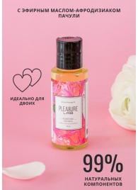 Массажное масло Pleasure Lab Delicate с ароматом пиона и пачули - 50 мл. - Pleasure Lab - купить с доставкой в Орске