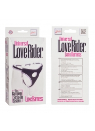 Трусы для страпона с универсальным креплением Universal Love Rider Luxe Harness - California Exotic Novelties - купить с доставкой в Орске