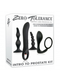 Набор стимуляторов простаты Intro To Prostate Kit - Zero Tolerance - в Орске купить с доставкой