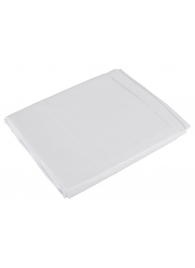 Белая виниловая простынь Vinyl Bed Sheet - Orion - купить с доставкой в Орске