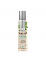 Массажное масло с ароматом перечной мяты и эвкалипта JO Naturals Peppermint   Eucalyptus - 120 мл. - System JO - купить с доставкой в Орске