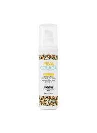 Разогревающее массажное масло с ароматом пина колада Gourmet Pina Colada - 50 мл. - Exsens - купить с доставкой в Орске