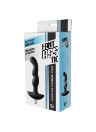 Черная вибропробка для простаты FantASStic Vibrating Prostate Plug - 14,5 см. - Dream Toys - в Орске купить с доставкой