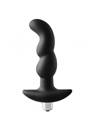 Черная вибропробка для простаты FantASStic Vibrating Prostate Plug - 14,5 см. - Dream Toys - в Орске купить с доставкой