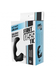 Черный вибромассажер простаты FantASStic Vibrating Prostate Massager - 11,3 см. - Dream Toys - в Орске купить с доставкой