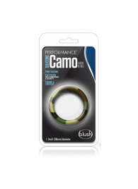 Эрекционное кольцо камуфляжной расцветки Silicone Camo Cock Ring - Blush Novelties - в Орске купить с доставкой