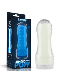 Светящийся в темноте мастурбатор Lumino Play Masturbator Ribbed - Lovetoy - в Орске купить с доставкой